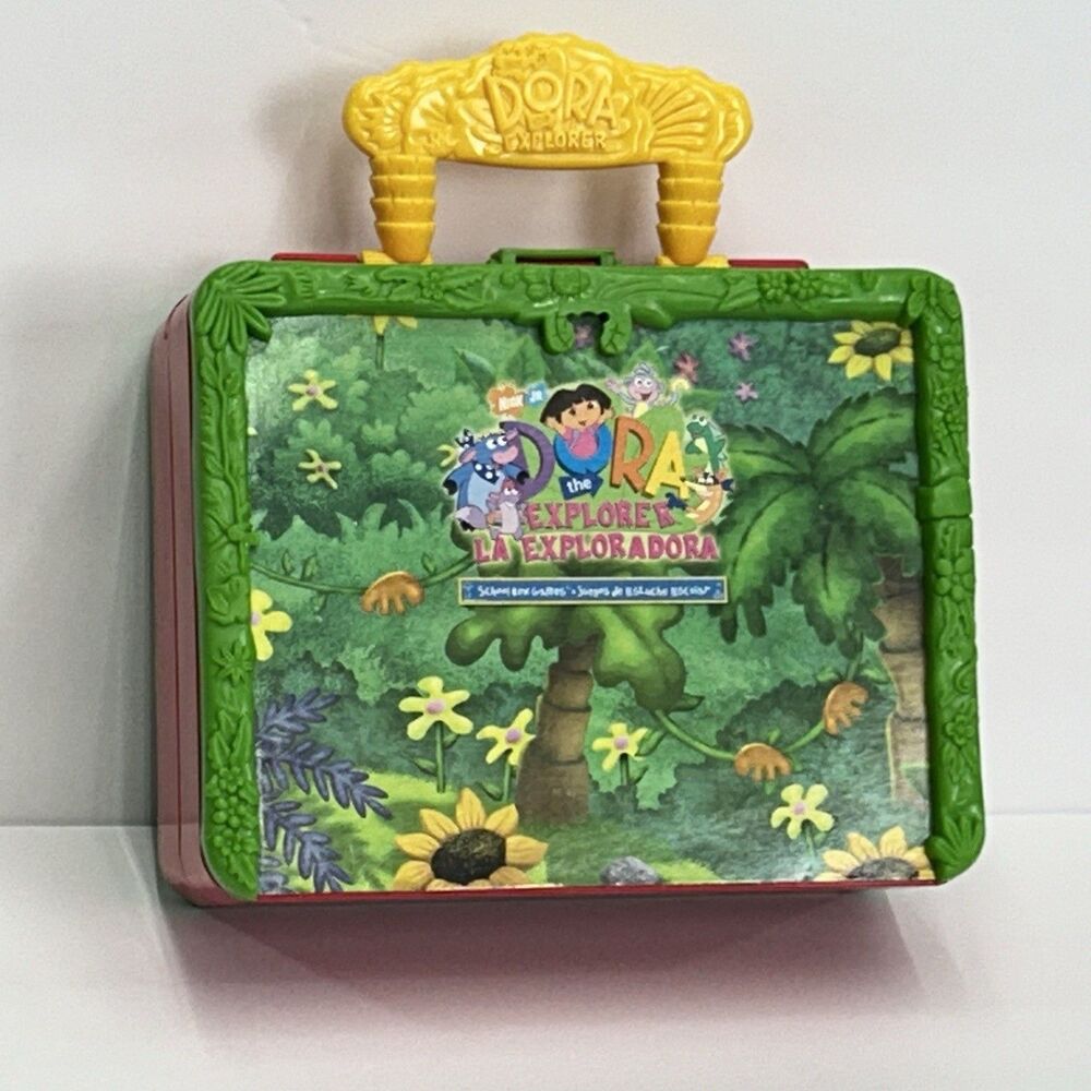 Dora The Explorer School Box Games Picnic Fiesta FP Nick Jr 2003 BOX ONLY